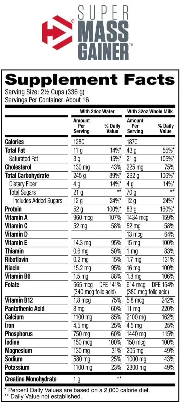 DYMATIZE MUSCLE MASS GAINER | 2LB